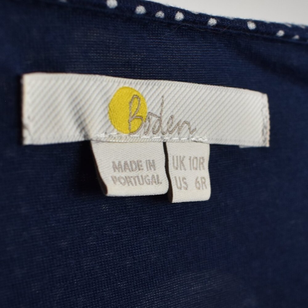 Boden Michelle Jersey Dress Polka Dot - 6 - Picture 9 of 9